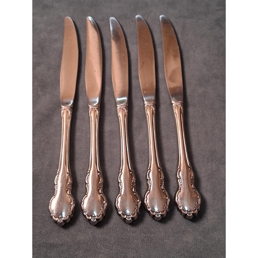 Oneida Cube Tennyson Dinner Knives (5)